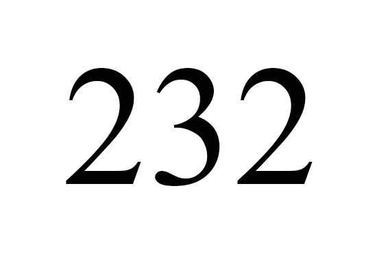 angelnumber２３２