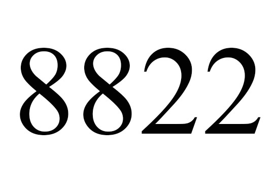 8822のエンジェルナンバーの意味について